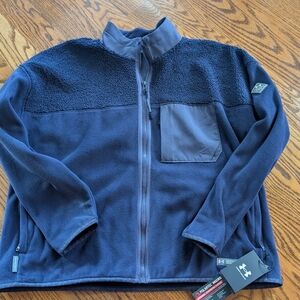 NEW! Women's Under Armour Polartec Maxx Dark Blue Fleece Jacket Size Large